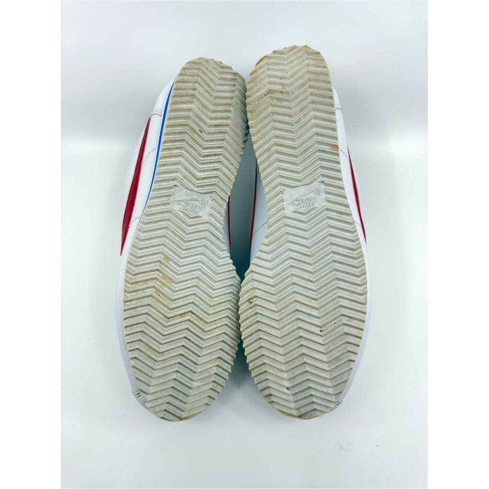 Nike Womens Size 9 White Red Blue Cortez Classic Leather Sneakers 807471-103 - Picture 7 of 10